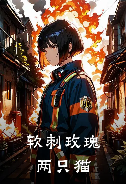 软刺玫瑰两只猫