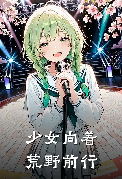 少女向着荒野前行