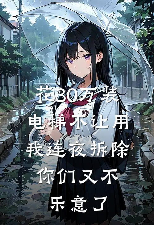 花30万装电梯不让用，我连夜拆除，你们又不乐意了