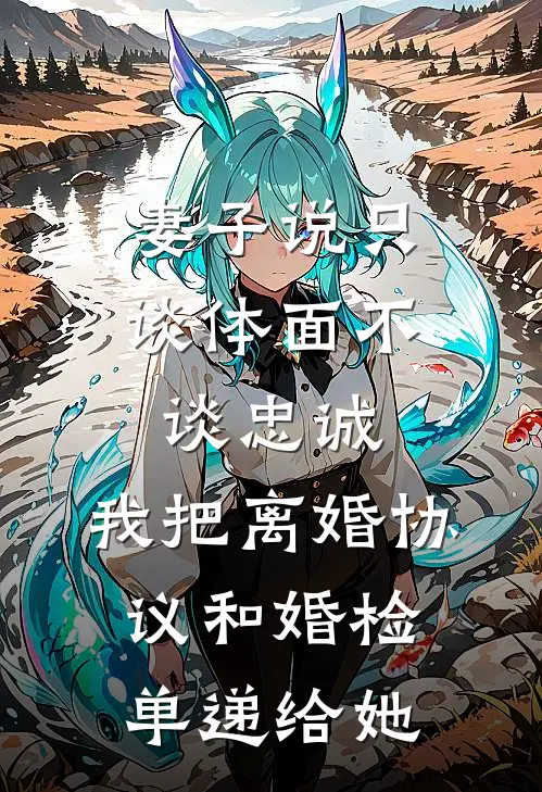 妻子说只谈体面不谈忠诚，我把离婚协议和婚检单递给她